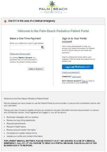 Palm Beach Pediatrics | Patient Portal